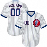 Cubs White Customized Throwback New Design Jersey,baseball caps,new era cap wholesale,wholesale hats